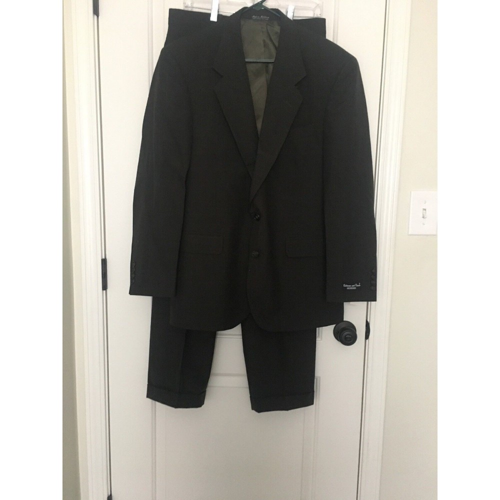 Kilburne & Finch Men's Business Work Suit Size Regular 40 Jacket & 34 Pants
